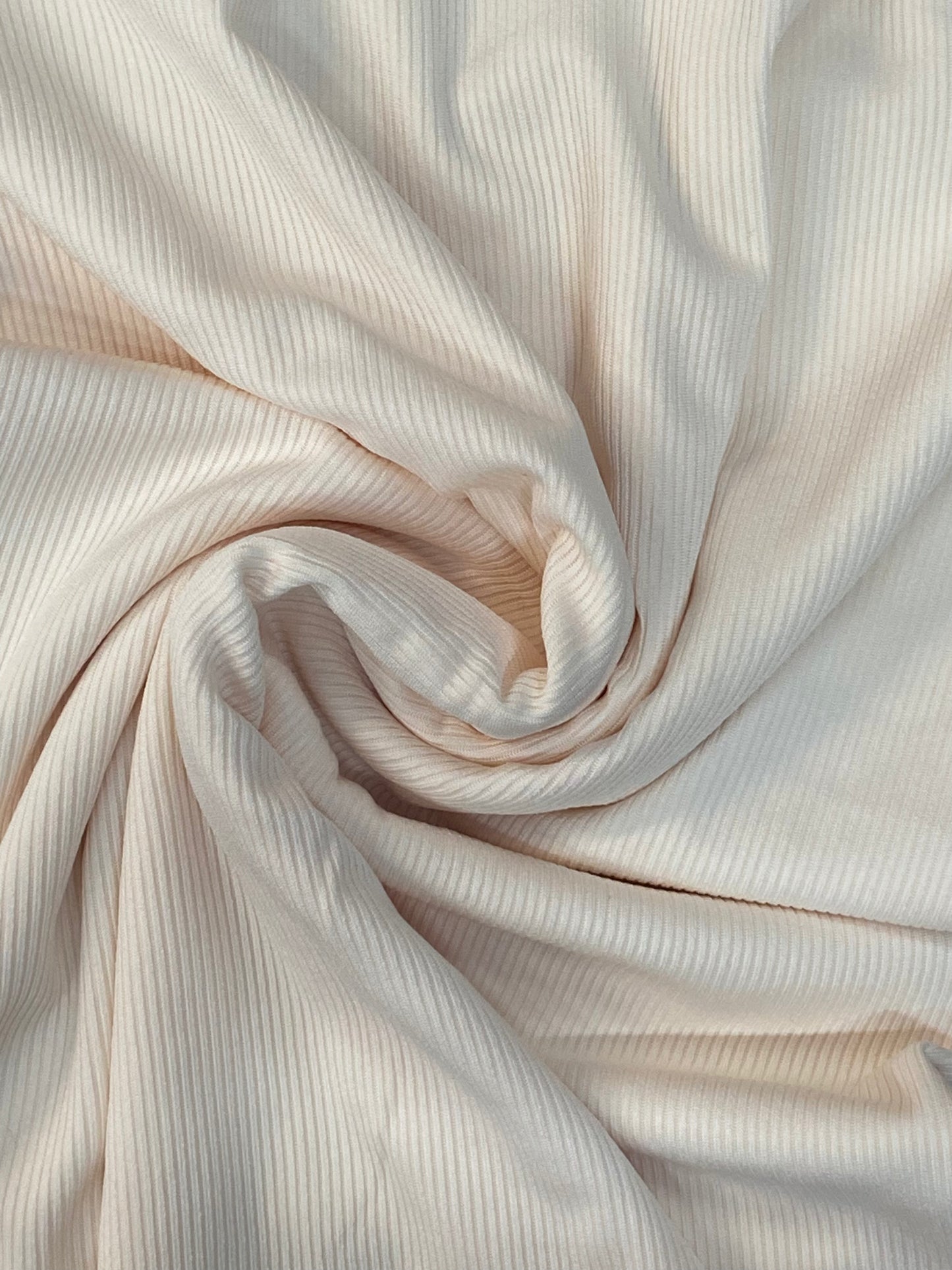 Ribbed Jersey Cream Hijab