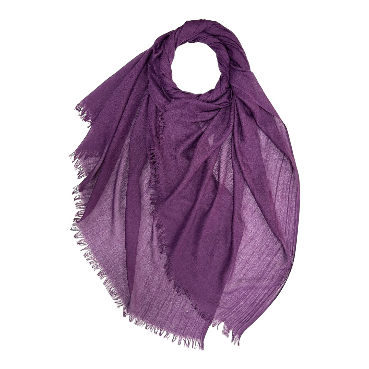 Aubergine Cotton Modal Hijab