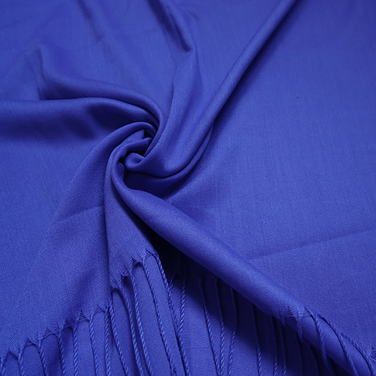 Royal Blue Plain Pashmina Hijab