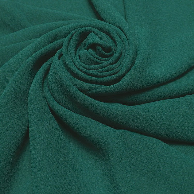 Bottle Green Georgette Hijab