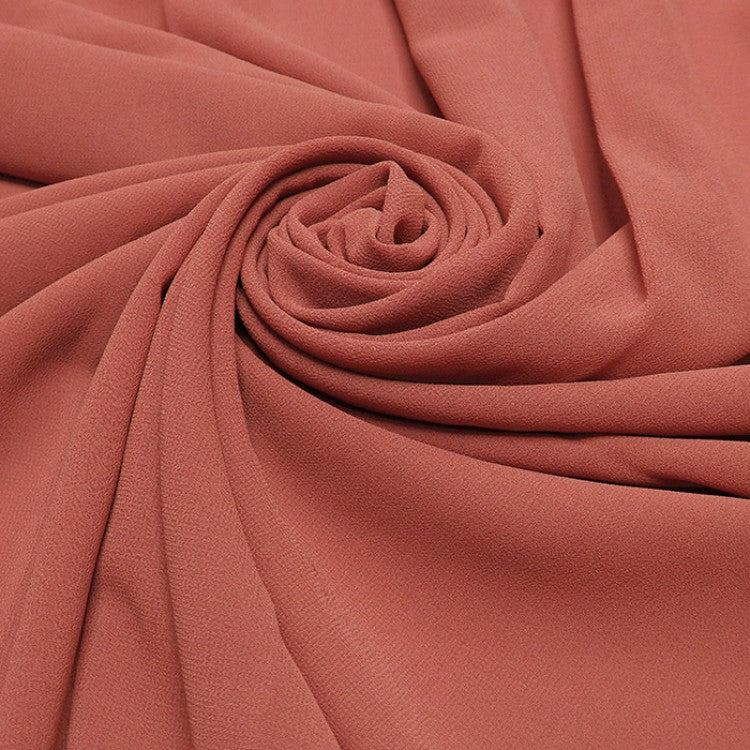 Rust Georgette Hijab