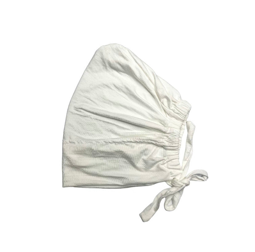 Off White Bamboo Tie Hat