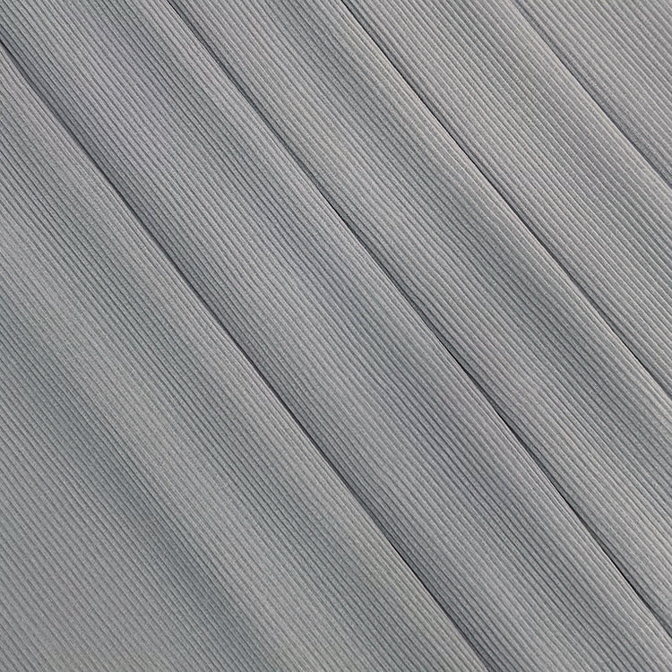 Light Grey Fine Pleated Chiffon Hijab