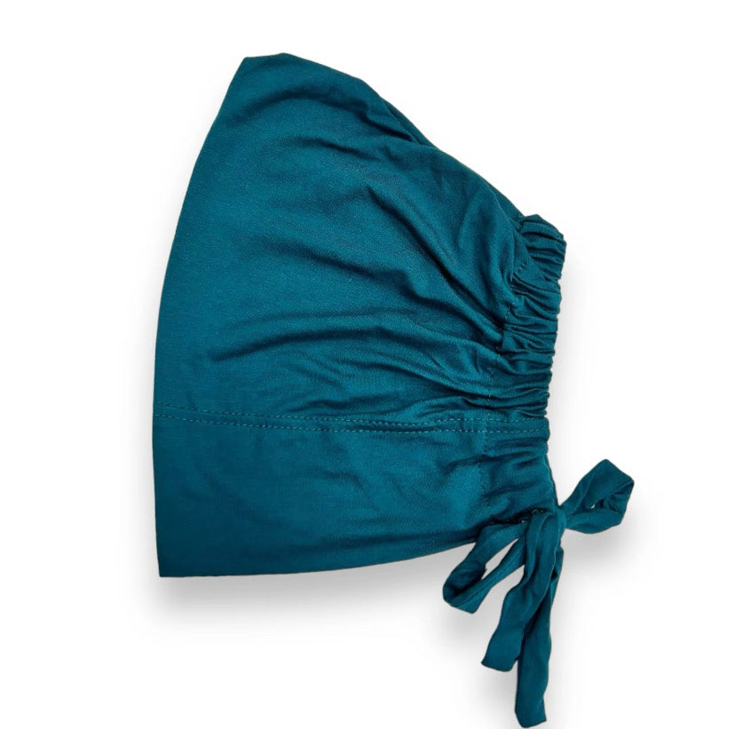 Dark Teal Bamboo Tie Hat