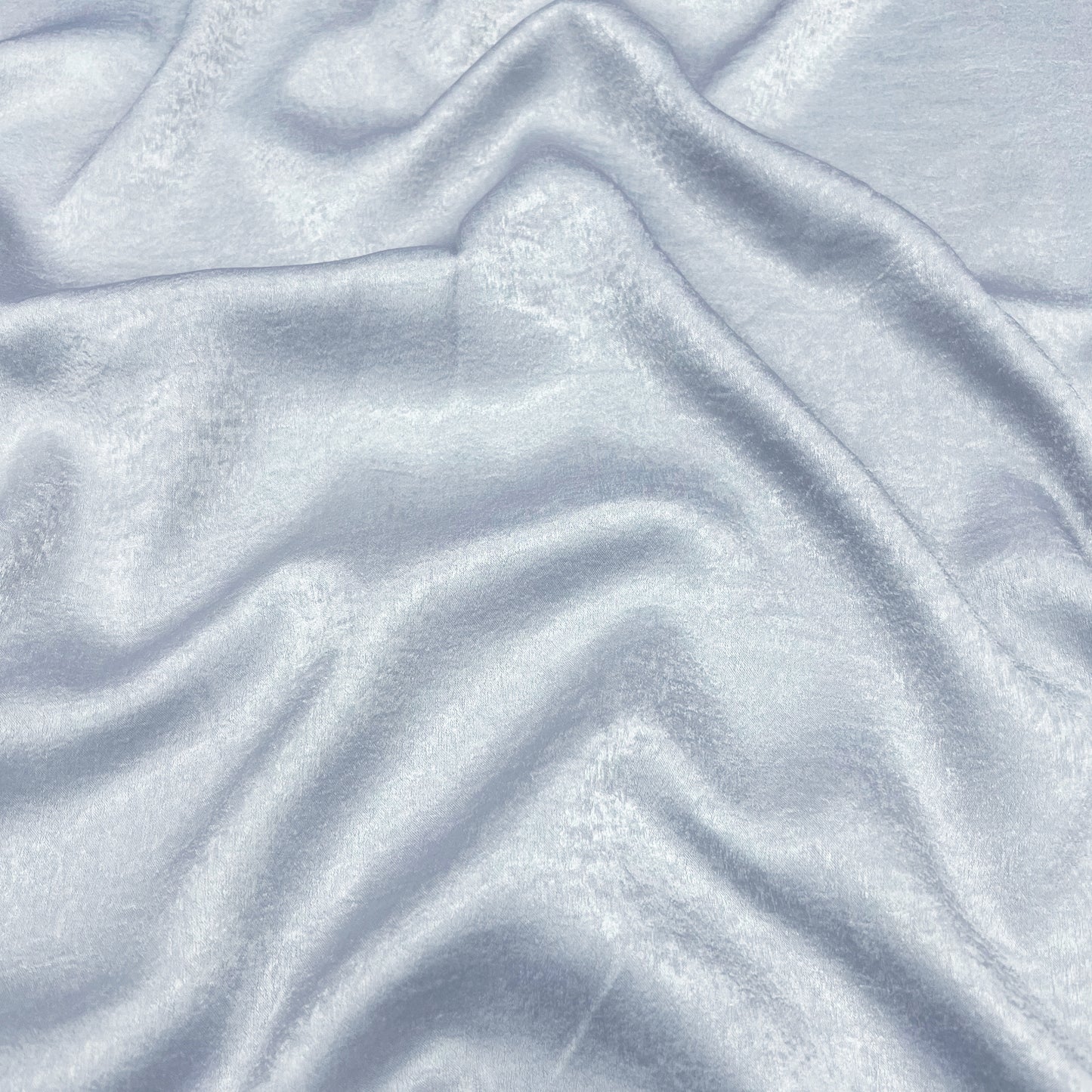 Silver Blue Plain Velour Hijab