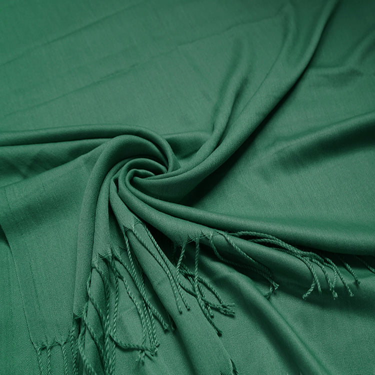 Forest Green Plain Pashmina Hijab
