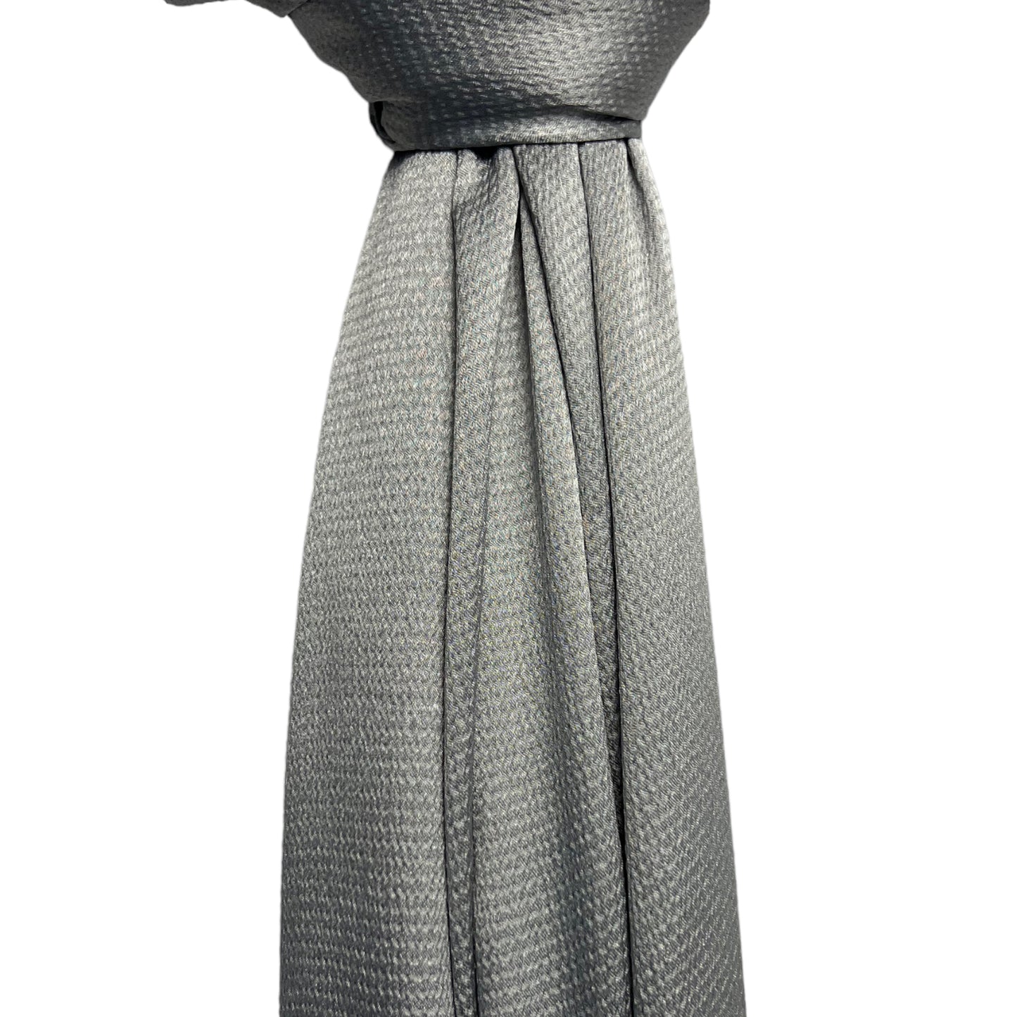 Dark Grey Hammered Satin Hijab