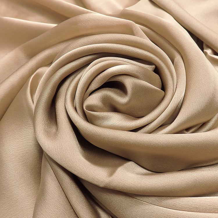 Mocca Metalic Silk Hijab