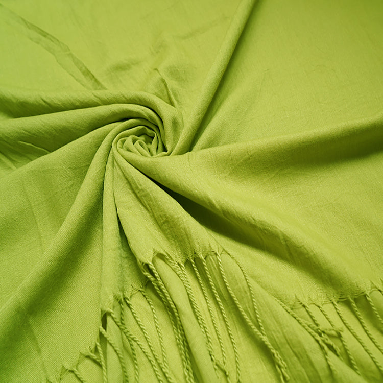 Lime Plain Pashmina Hijab