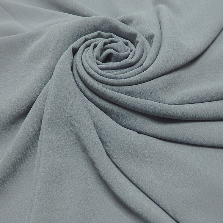 Grey Georgette Hijab