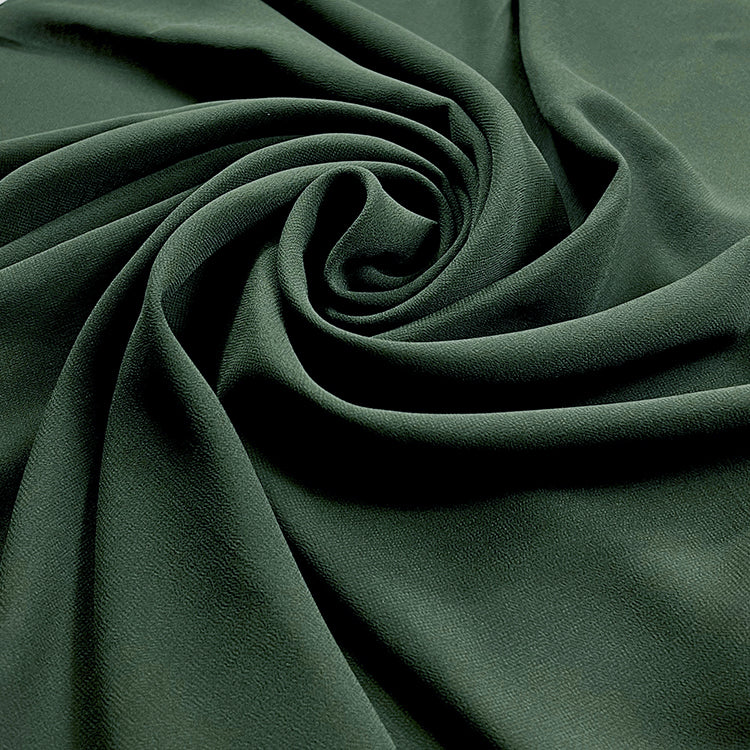 Dark Green Georgette Hijab