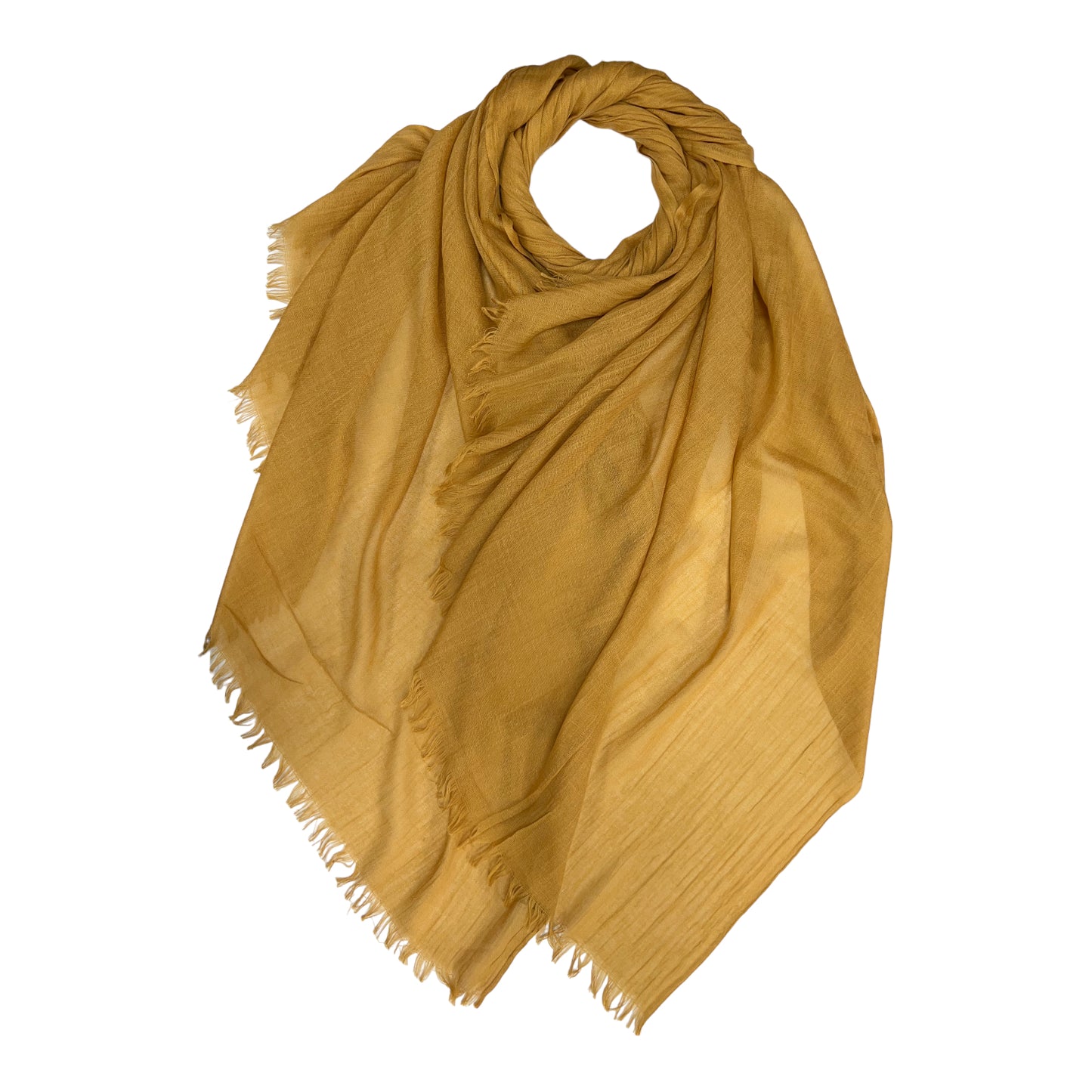 Mustard Cotton Modal Hijab
