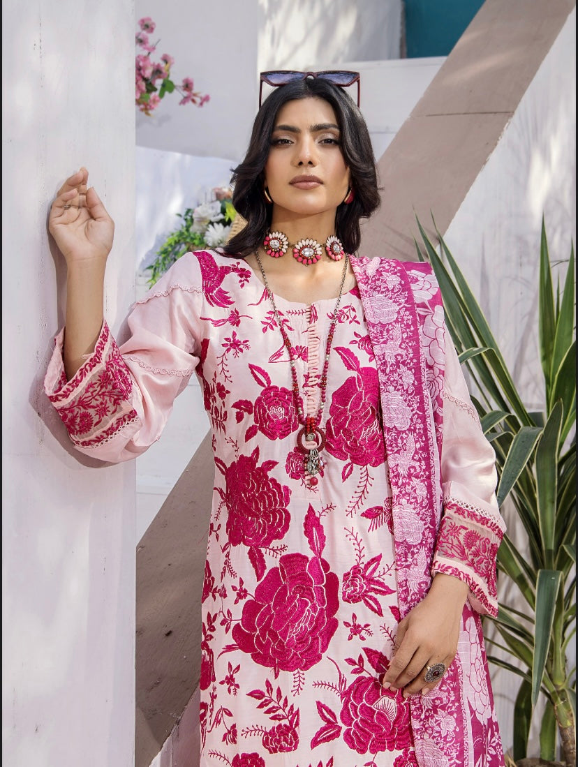 Maham Hot Pink Ready to Wear viscose