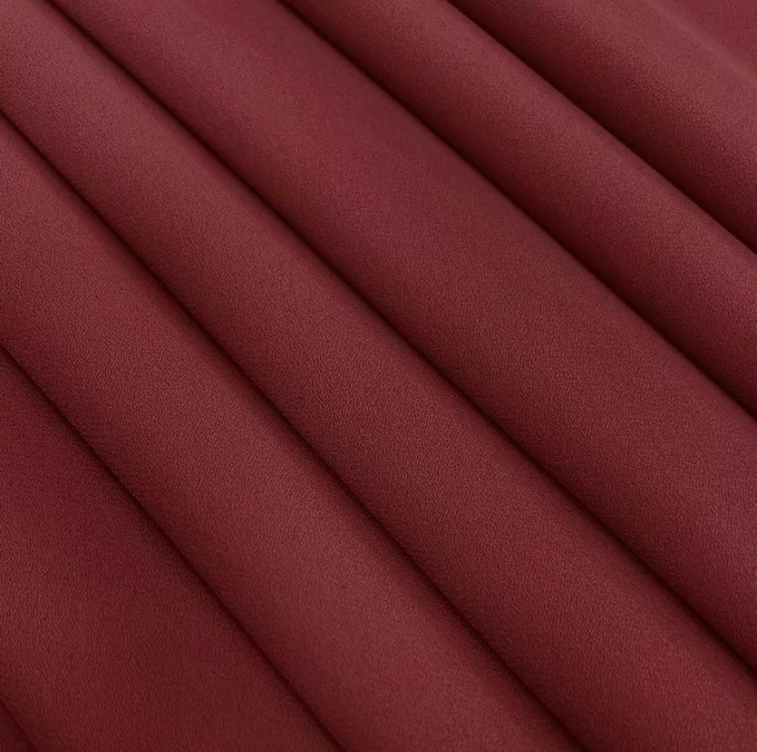 Dark Red High Density Chiffon Hijab