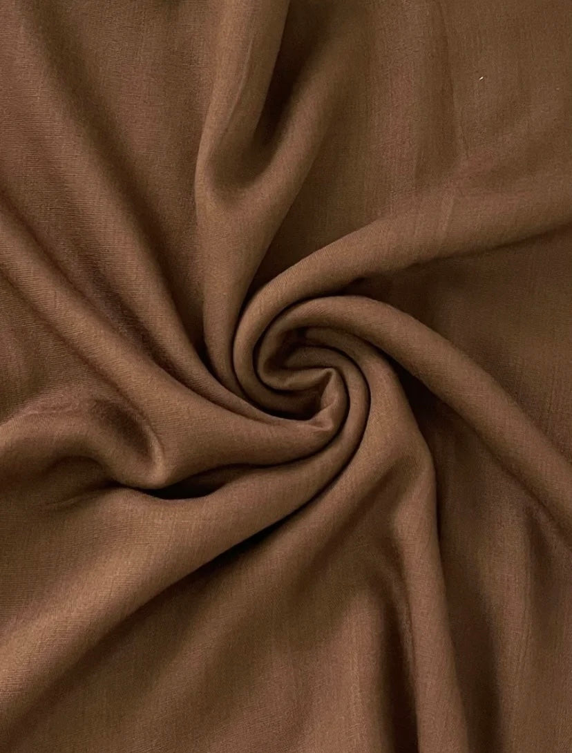 Brown 100% Modal Hijab
