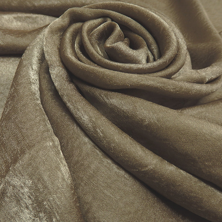 Taupe Velvet Silk Hijab