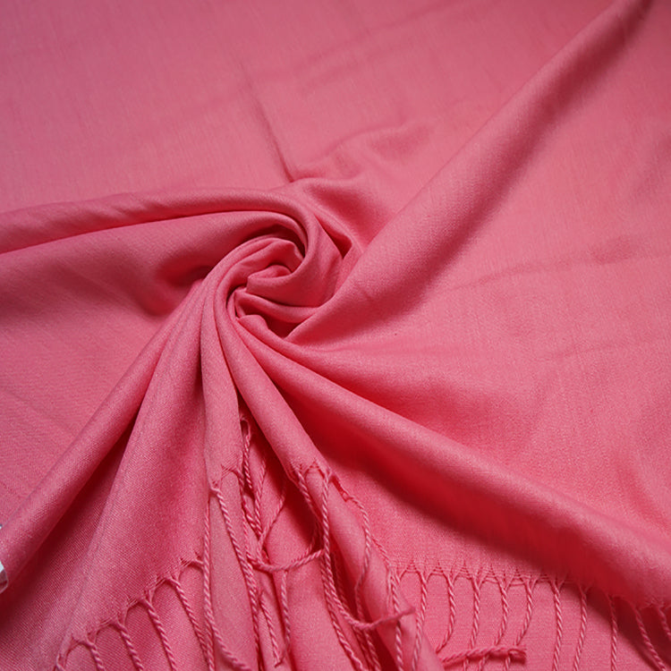 Punch Pink Plain Pashmina Hijab