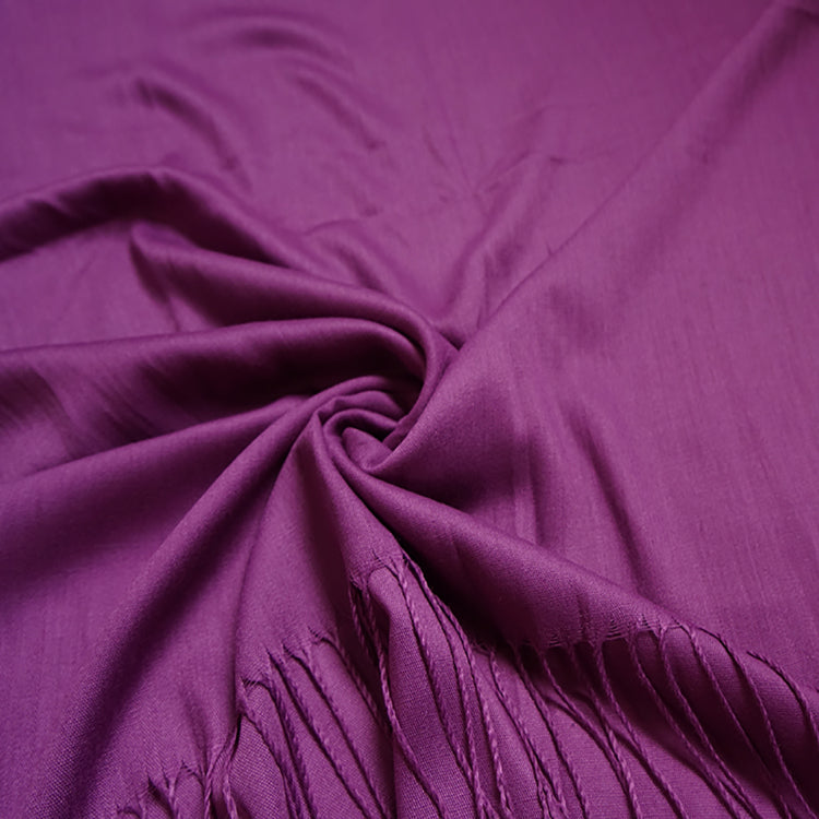 Purple Plain Pashmina Hijab