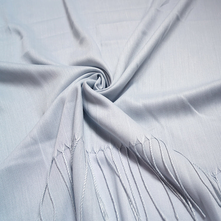 Light Grey Plain Pashmina Hijab