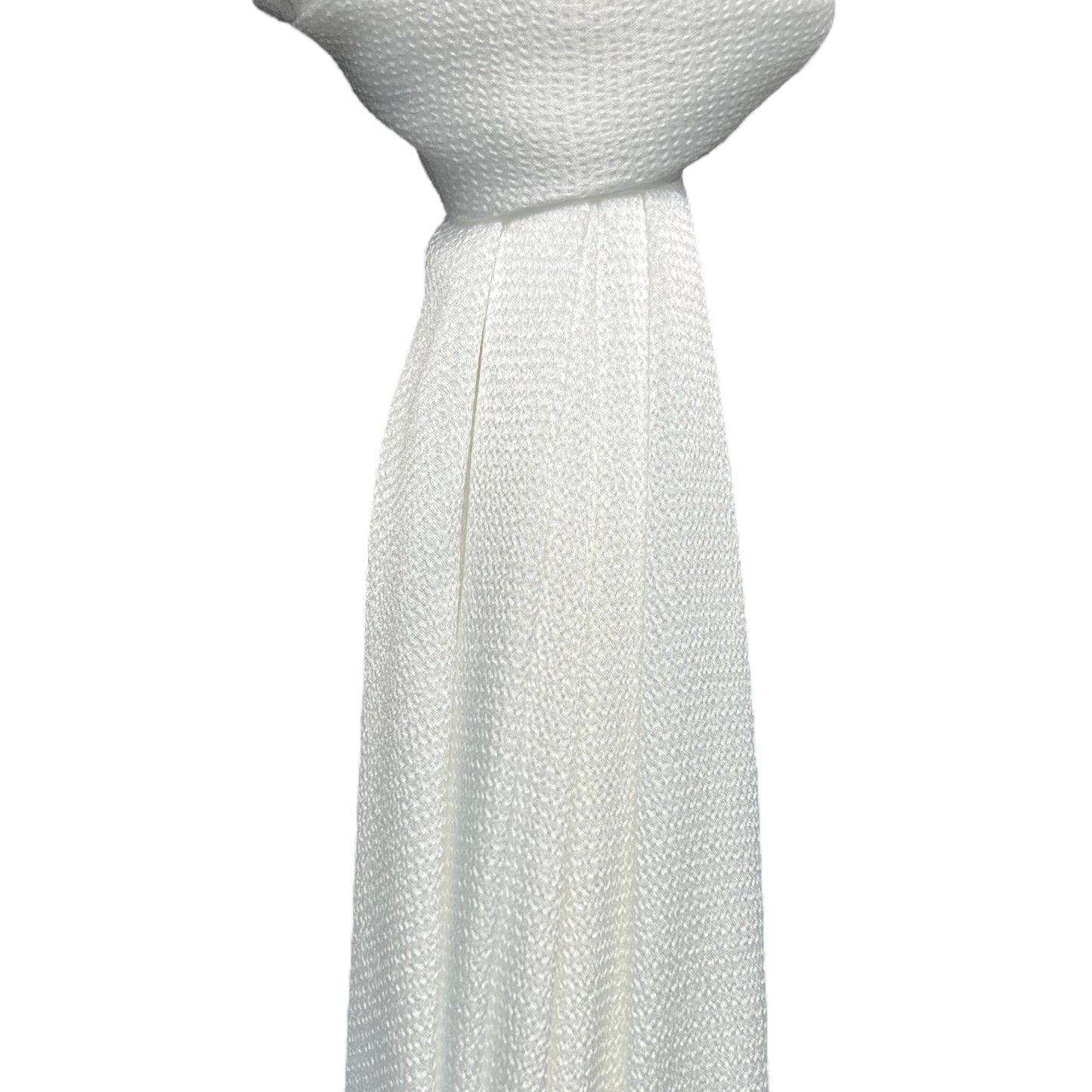 White Hammered Satin Hijab