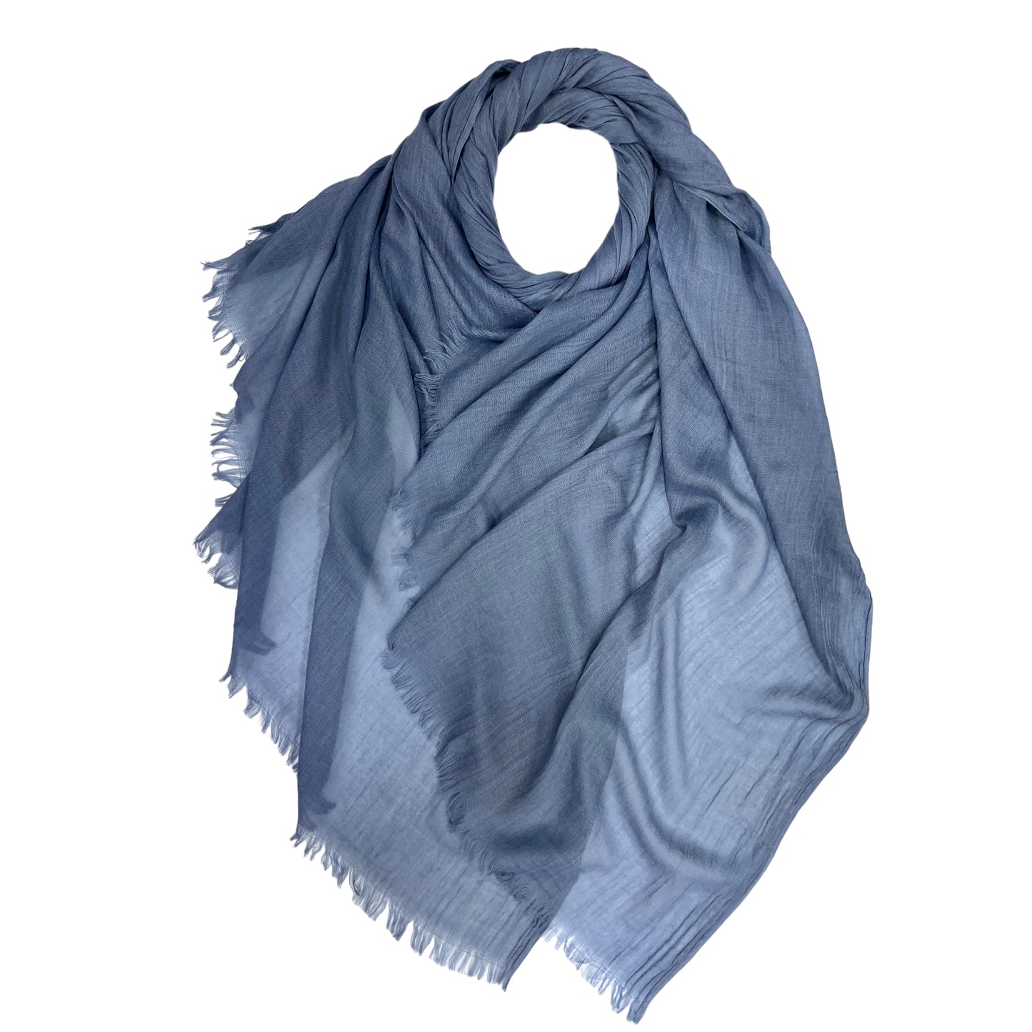 Steel Blue Cotton Modal Hijab