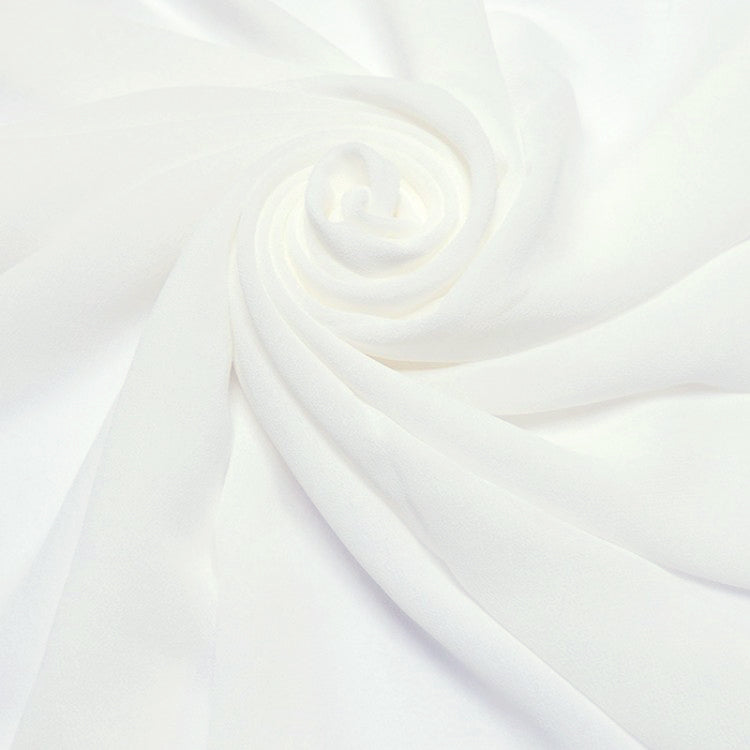 White Big Chiffon Hijab