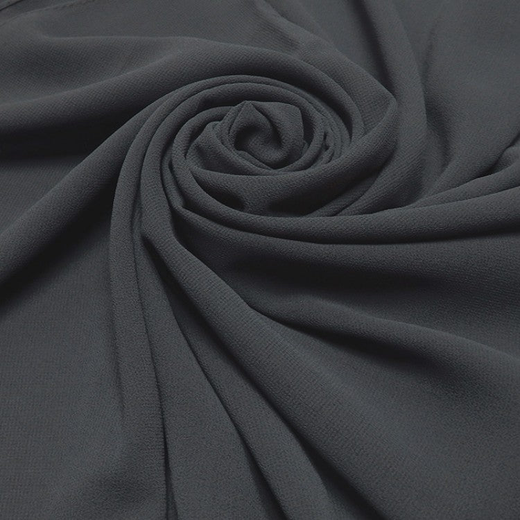 Charcoal Big Chiffon Hijab