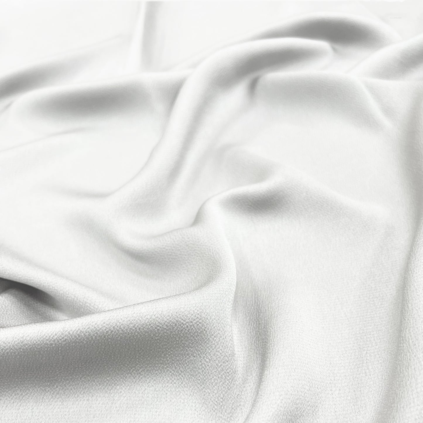 White Satin Grain Hijab