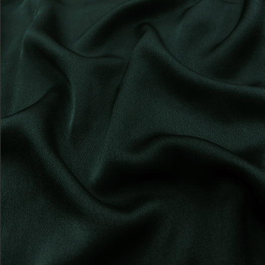 Dark Green Satin Grain Hijab