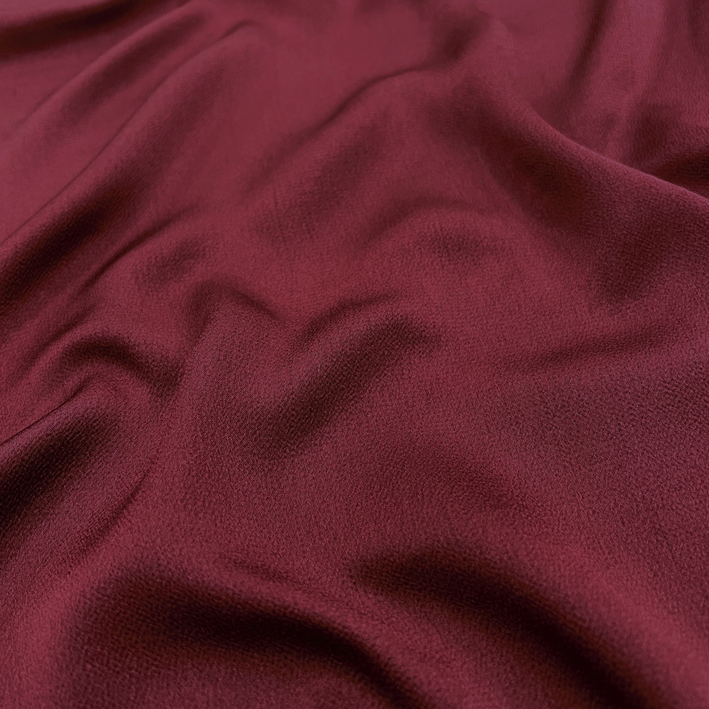 Dark Red Satin Grain Hijab