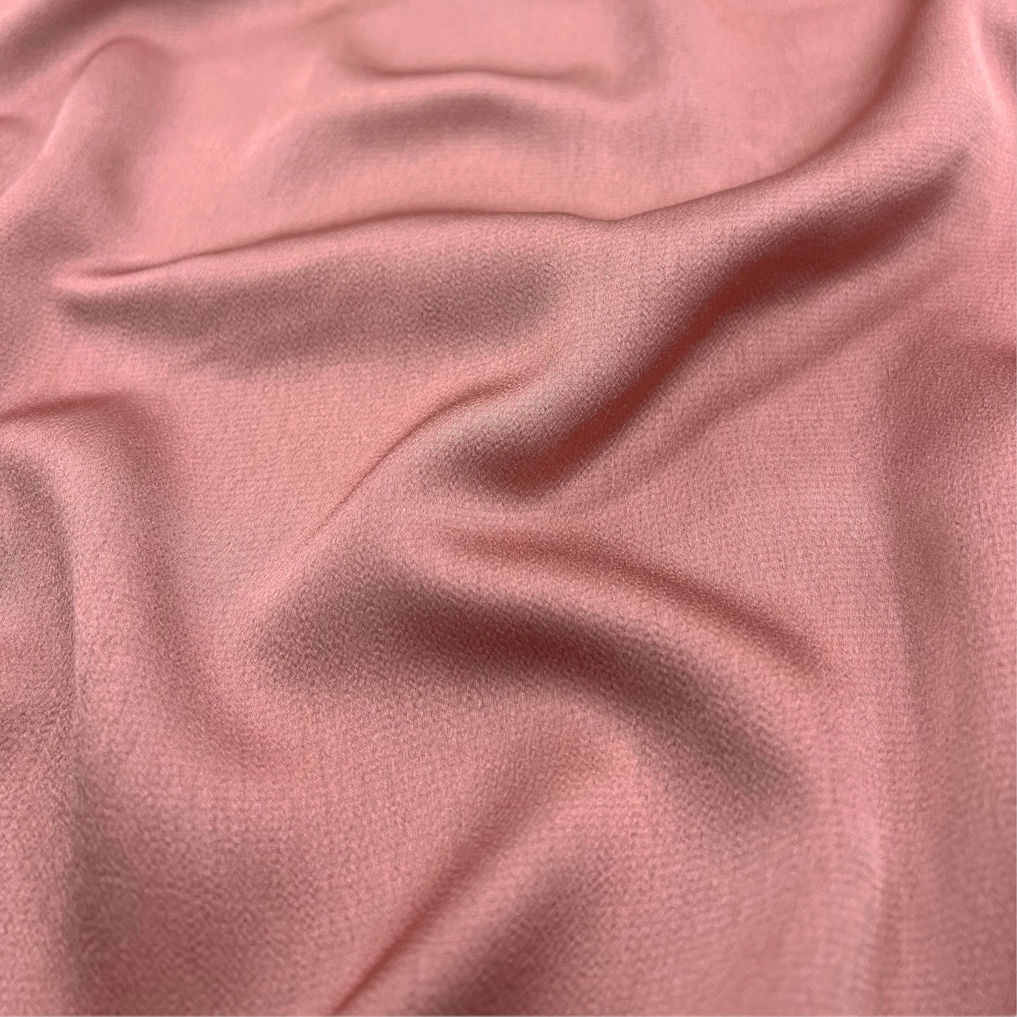 Dark Blush Satin Grain Hijab