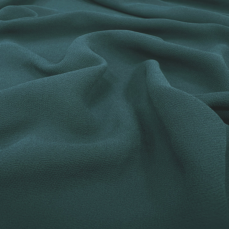 Teal Green Pearl Chiffon Hijab