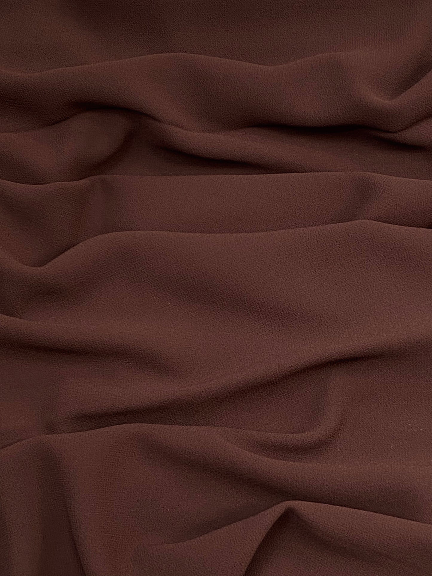 Chocolate Brown Pearl Chiffon Hijab