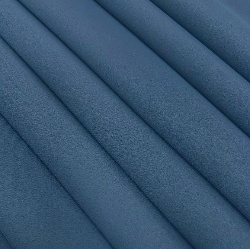 Denim High Density Chiffon Hijab