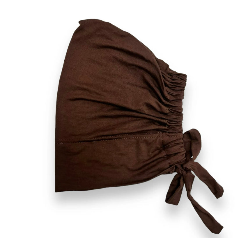 Dark Brown Bamboo Tie Hat