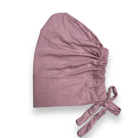 Dusty Pink Bamboo Tie Hat