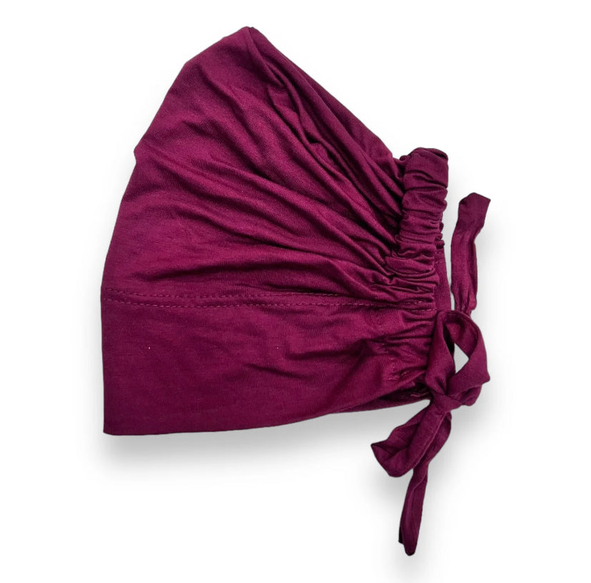 Plum Bamboo Tie Hat