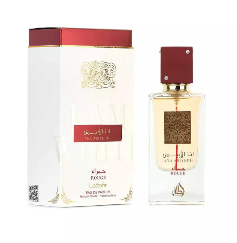 Ana Abiyedh Rouge I Am White 60ml Eau De Perfume By Lattafa