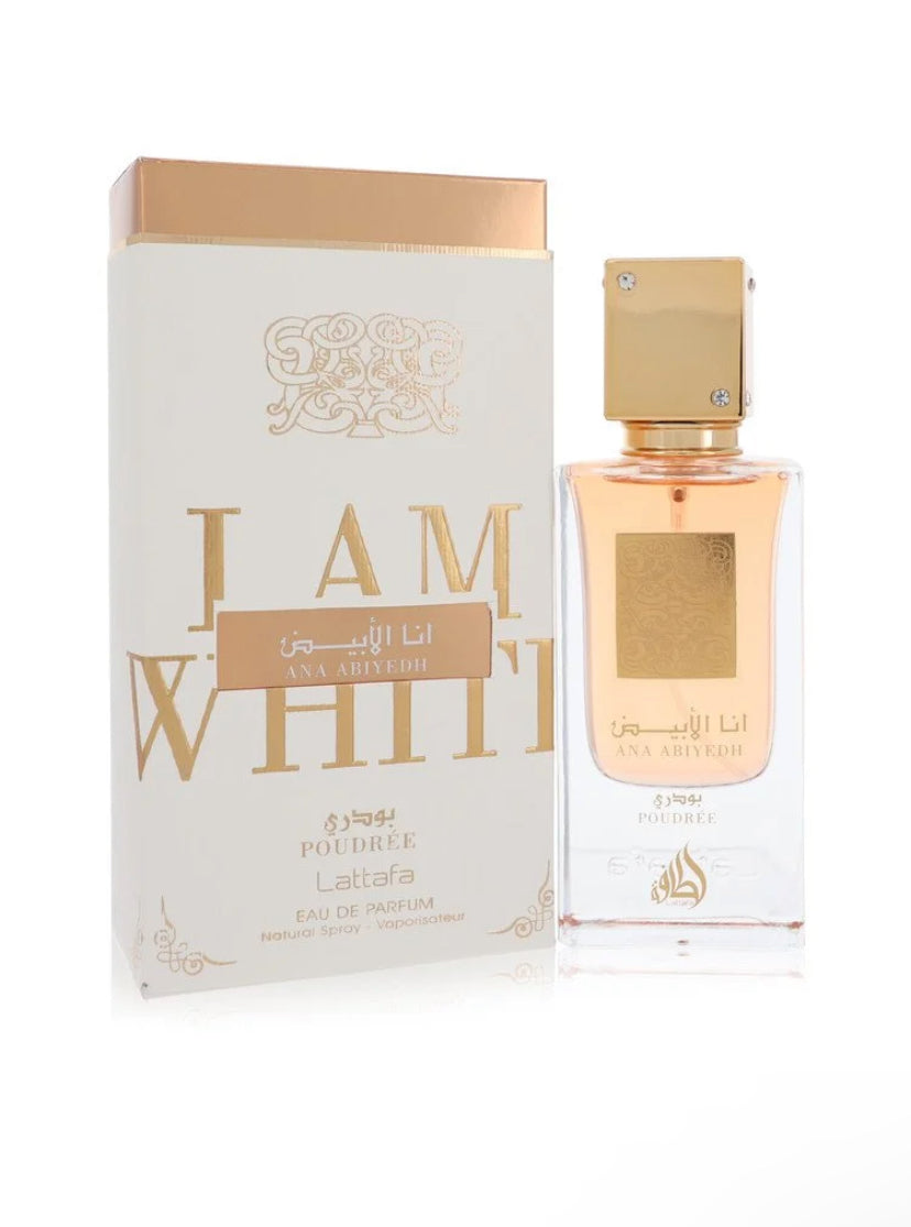 Ana Abiyedh Poudree I Am White 60ml Eau De Perfume By Lattafa