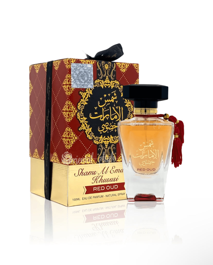Shams Al Emarat khususi Red Oud 100ml Eau De Perfume By Ard Al zaafaran