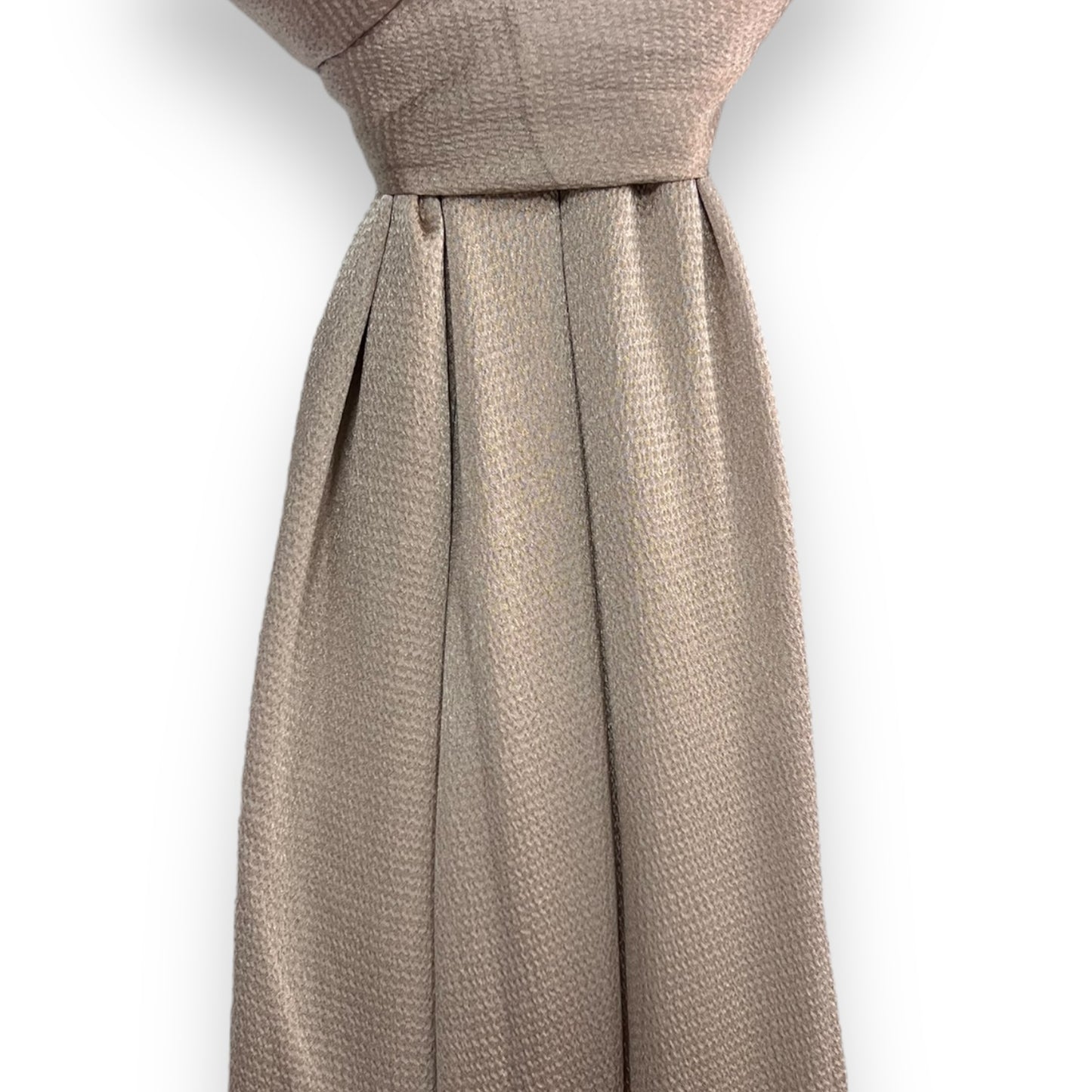 Beige Hammered Satin Hijab