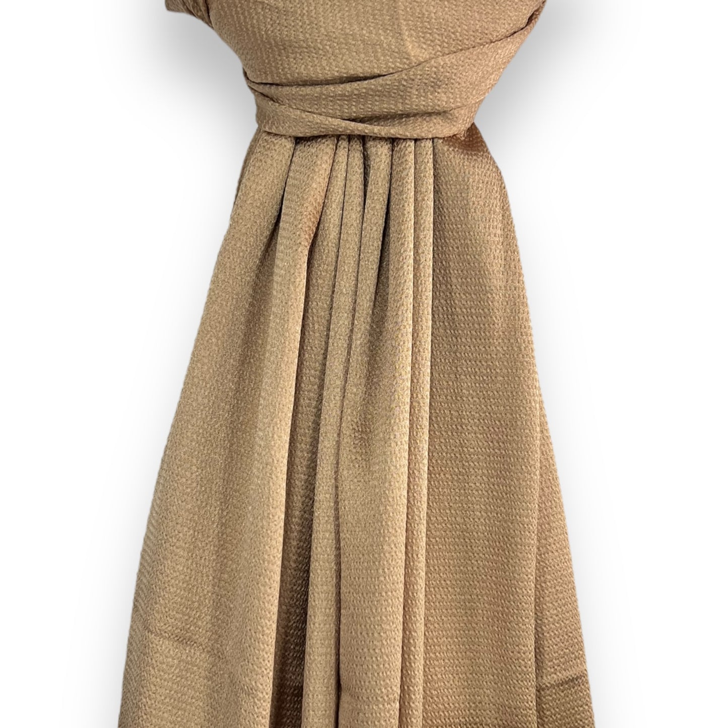 Dark Gold Hammered Satin Hijab