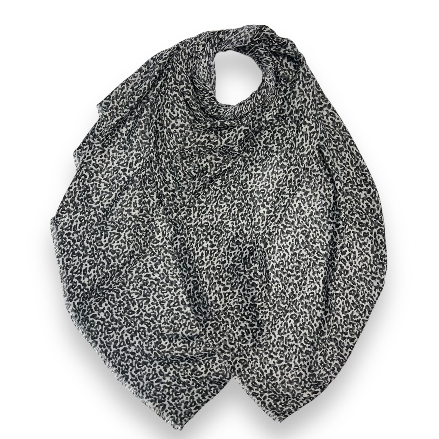 Black Cheeth Printed Hijab