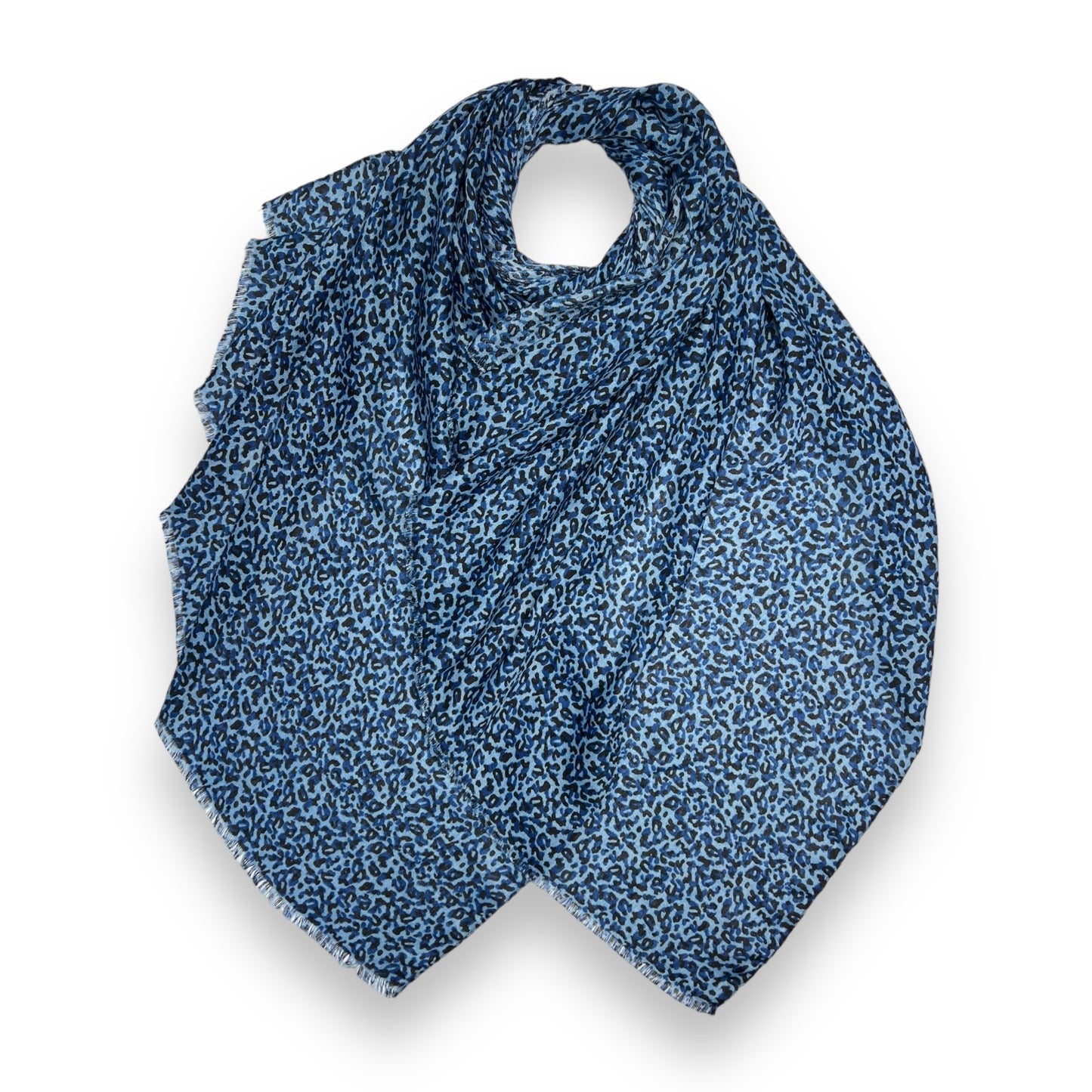 Navy Cheeth Printed Hijab