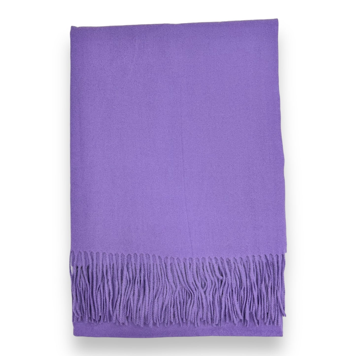 Lilac Fine Plain Cashmere Shawl