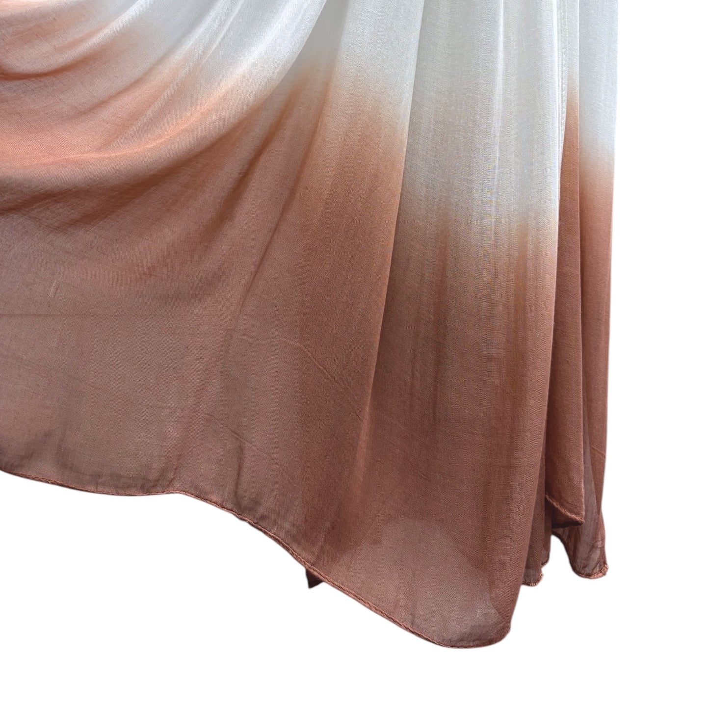 Off White Latte Ombré 100% Modal Hijab