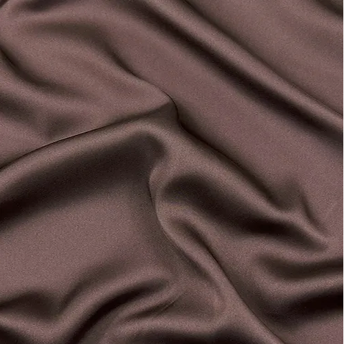 Plain Silky Brown Hijab
