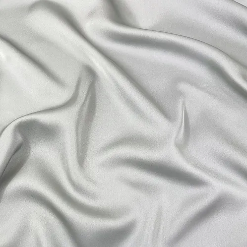 Plain Silky Silver Hijab