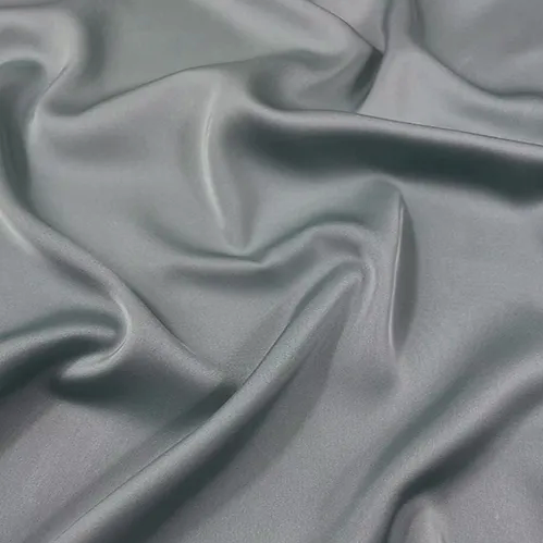 Plain Silky Dark Grey Hijab