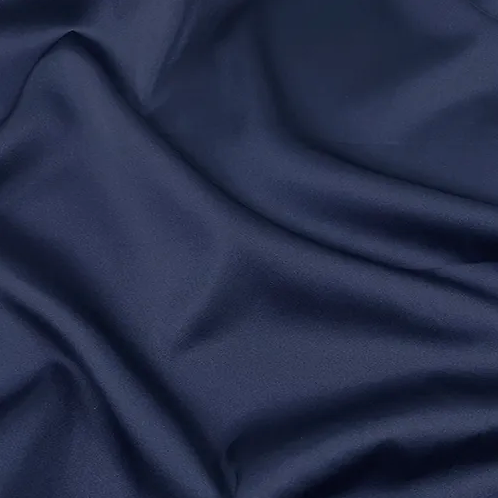 Plain Silky Navy Hijab